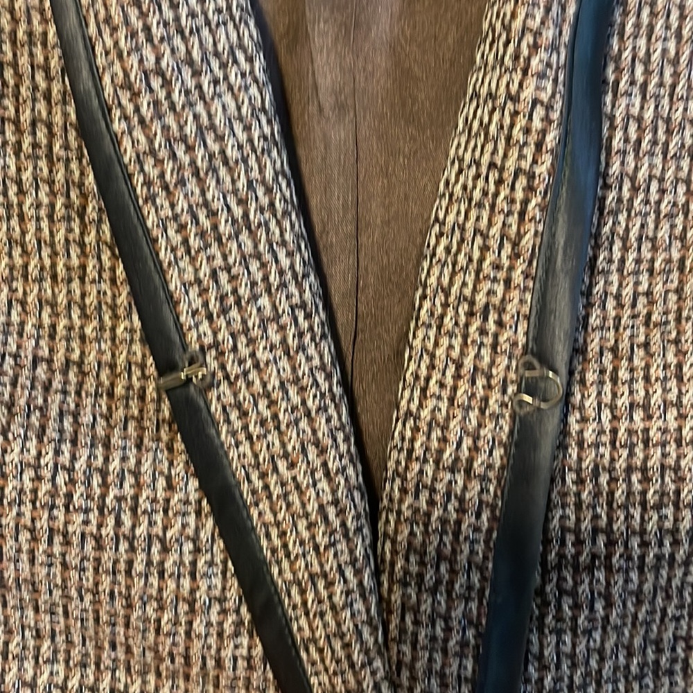 Jones New York Wide Tweed Blazer - Picture 3 of 5